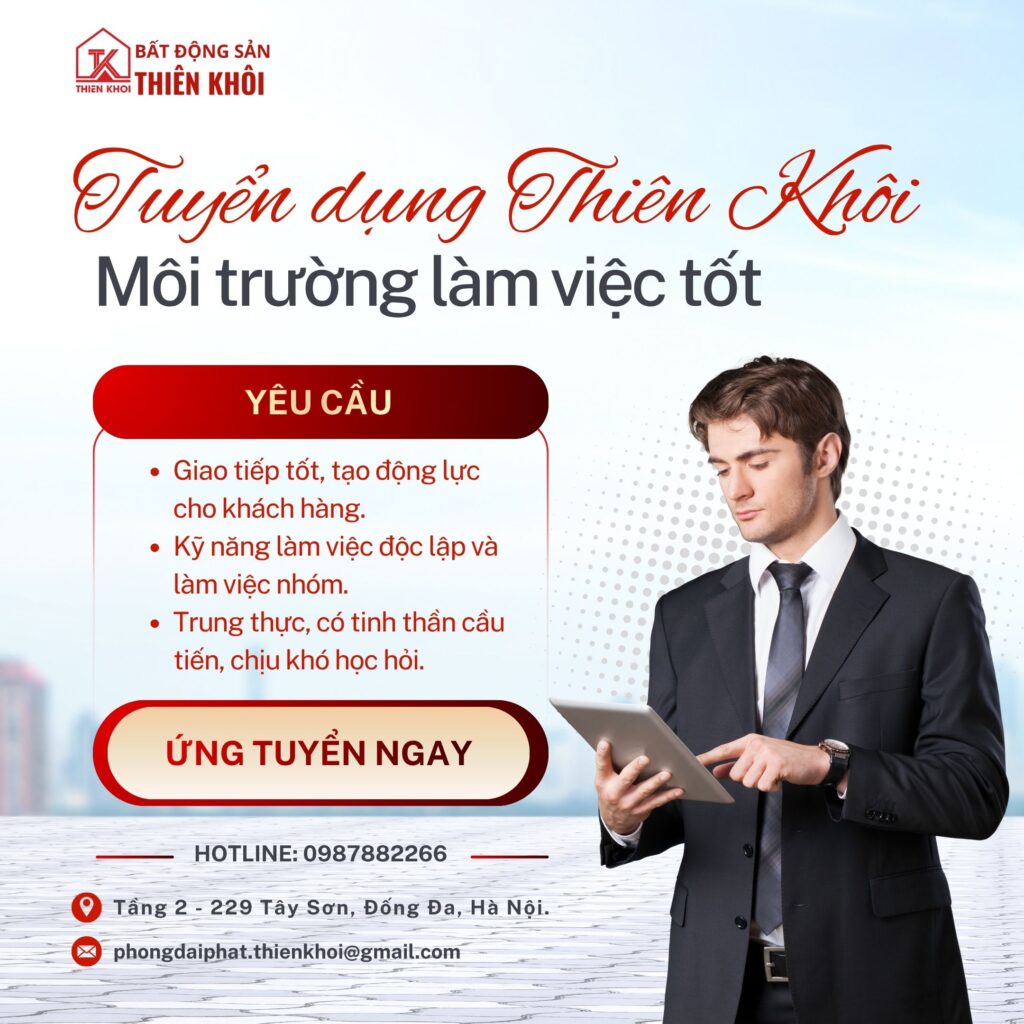 Tuyển dụng Thiên Khôi: 7 Lý Do Môi Trường Làm Việc Tốt Nhất 2025