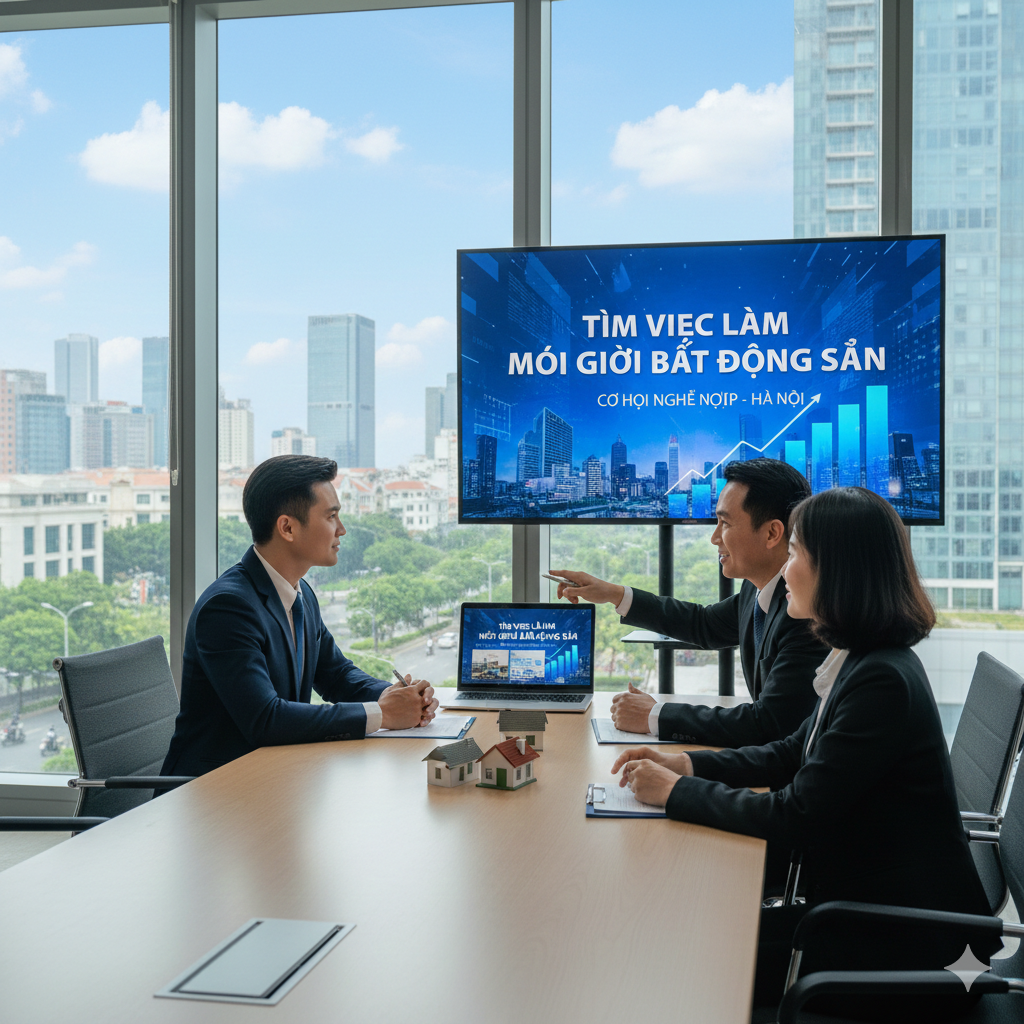 Tìm việc làm môi giới bất động sản