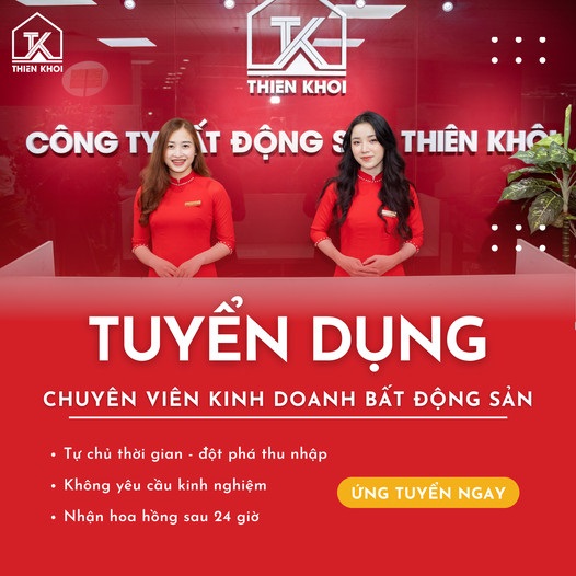 tuyển môi giới bất động sản hà nội