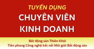 tuyển dụng chuyên viên kinh doanh