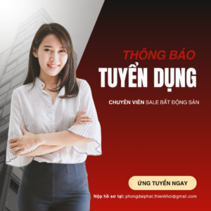 Sale bất động sản Hà Nội tuyển dụng